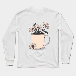 Flowers  in mug Long Sleeve T-Shirt